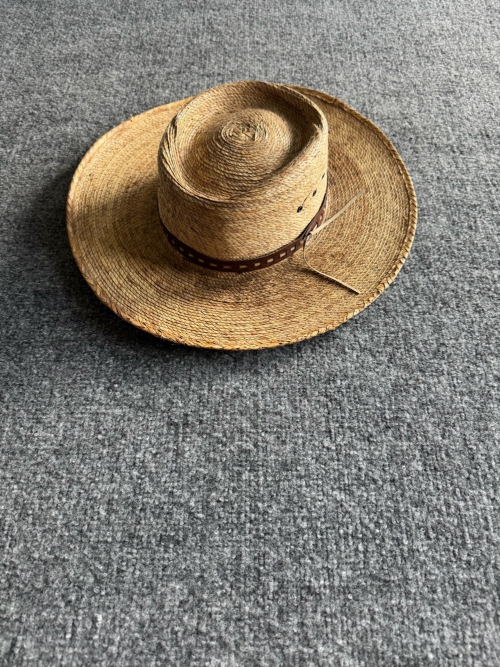 Sahuayo Micoachan Straw Hat Ladies Size 56 SMALL - Picture 2 of 8
